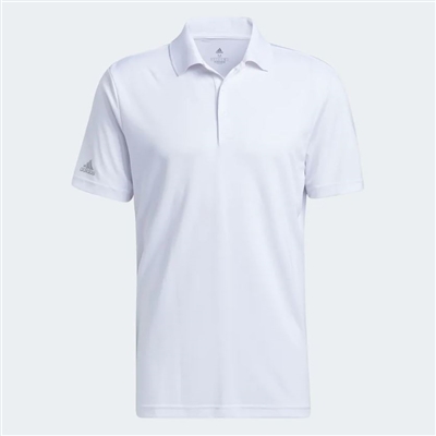 adidas Mens Performance Primegreen Polo, White