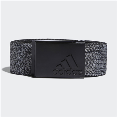 adidas Heather Stretch Reversible Belt - Black