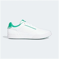 Adidas Retrocross Spikeless Golf Shoes, White/Green