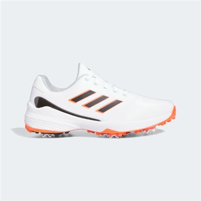 adidas Men's ZG23 Golf Shoes - White/Orange/Black