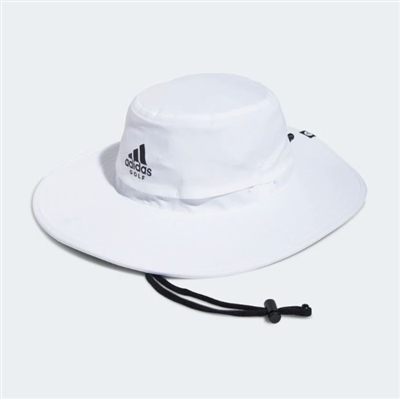 adidas Wide-Brim Golf Sun Hat, White