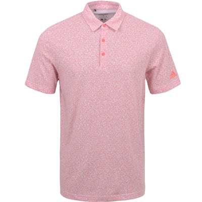adidas Men's Primeblue Abstract Polo Shirt, Almost Pink