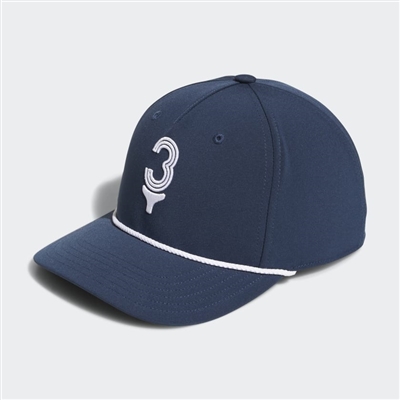 Adidas Tee Time 5-Panel Hat, Navy/White