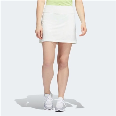 Adidas Ultimate365 Printed Skort, White/Lime