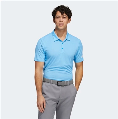 adidas Men's Heather Heat.RDY Polo Shirt, Blue