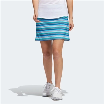 Adidas Ultimate365 Printed Skort, Crew Navy/White