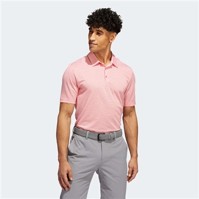 Adidas Ottoman Stripe Polo, Pink