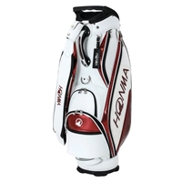 Honma Metallic Pop Cart Bag, White/Red