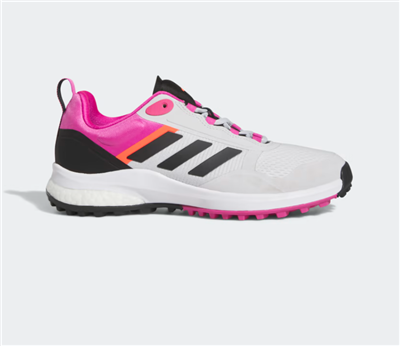 Adidas Womenâ€™s Zoysia Spikeless Golf Shoes, Grey/Lucid Fuchsia