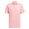 Ultimate365 Allover Print Polo Shirt, Semi Pink