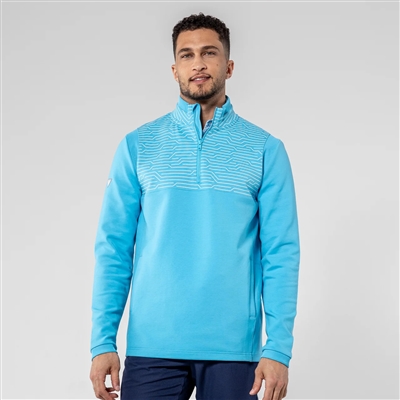 Levelwear Menâ€™s CL Logo Nexus Midlayer, Norse Blue