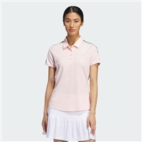 Adidas Womenâ€™s Ultimate365 Printed Polo, Sandy Pink