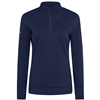Levelwear Women's CL Logo - Cushion Quarter-Zip, Navy