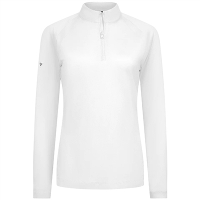 Levelwear Women's CL Logo - Flex Midlayer, White