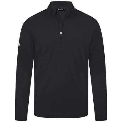 Levelwear Menâ€™s CL Logo - Heron Midlayer, Black
