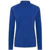 Levelwear Women's CL Logo - Afterglow Quarter-Zip, Royal