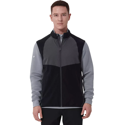 Logo Levelwear Men's Adventure Vest, Black/Grey