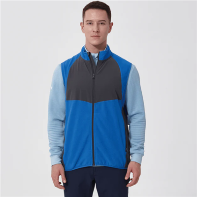 Logo Levelwear Men's Adventure Vest, Blue/Heron