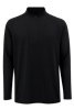 Levelwear Menâ€™s CL Logo - Volley Quarter-Zip, Black