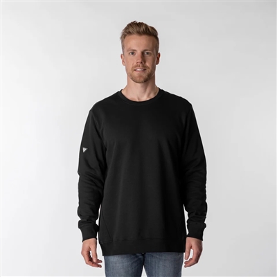 Levelwear Menâ€™s CL Logo - Zane Crewneck, Black