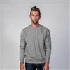 Levelwear Menâ€™s CL Logo - Zane Crewneck, Heather Pebble