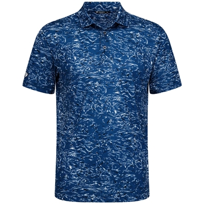 Levelwear Menâ€™s CL Logo - Koi Polo, Navy