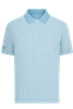 Levelwear Menâ€™s CL Logo - Tile Polo, Norse Blue/White