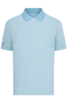 Levelwear Menâ€™s CL Logo - Tile Polo, Norse Blue/White