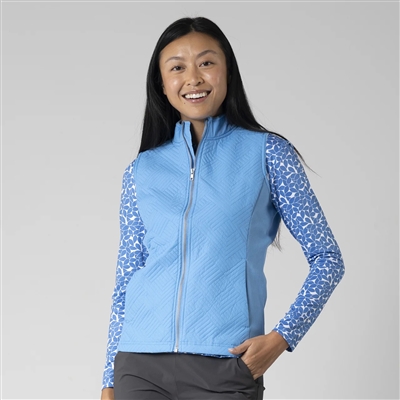Levelwear Women's CL Logo - Sense  Vest, Blue Orchid