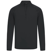 Levelwear Menâ€™s CL Logo - Power Midlayer, Black