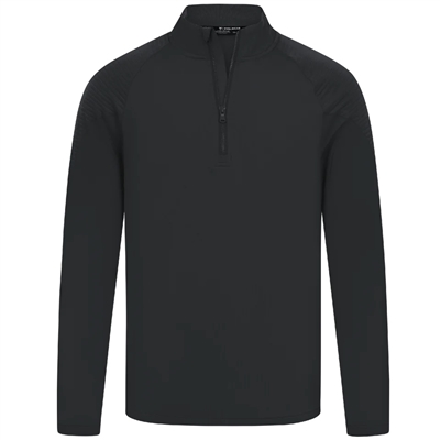 Levelwear Menâ€™s CL Logo - Power Midlayer, Black