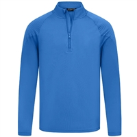 Levelwear Menâ€™s CL Logo - Power Polo, Blue Heron