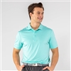 Levelwear Menâ€™s CL Logo - Central Polo, Beach Glass
