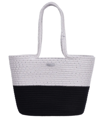 Luhta Oulainen Tote Bag, White/Black