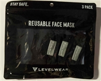 Levelwear 2-Layer Reusable Mask (3pack)