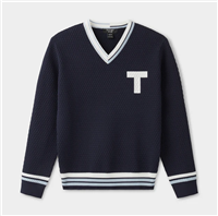 Tilley Men's VNeck Sweater, Navy