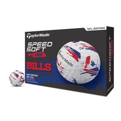 TaylorMade NFL SpeedSoft Golf Balls, Buffalo Bills