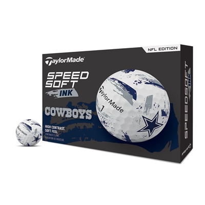 TaylorMade NFL SpeedSoft Golf Balls, Dallas Cowboys
