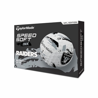 TaylorMade NFL SpeedSoft Golf Balls, Las Vegas Raiders