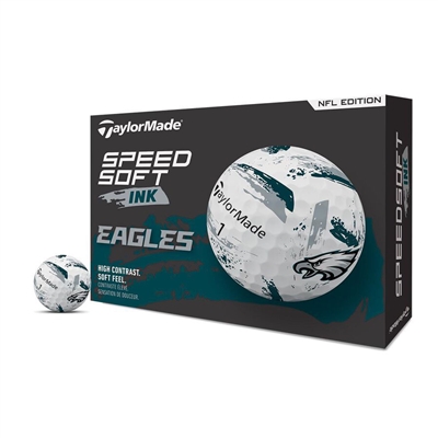 TaylorMade NFL SpeedSoft Golf Balls, Philadelphia Eagles
