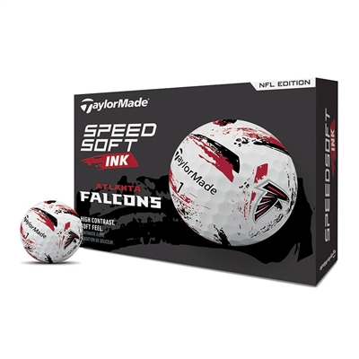 TaylorMade NFL SpeedSoft Golf Balls, Atlanta Falcons