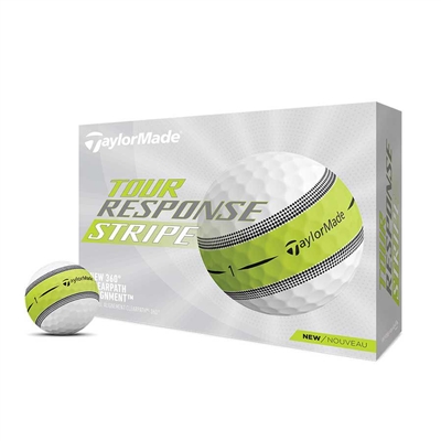 PRIOR GENERATION TaylorMade Tour Response Stripe Golf Balls, Striped Ball