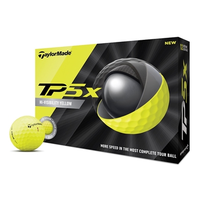 TaylorMade TP5-X Yellow Golf Balls