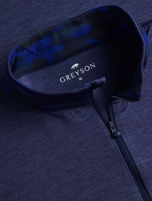 Greyson Guide Sport Quarter Zip, Maltese Blue