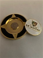 Le Maitre Golf Club - 1.5" Golf Medallion with Removable Ball Marker