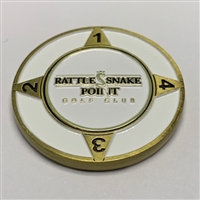 RattleSnake Point Golf Club - 1.5" Golf Medallion with Removable Ball Marker