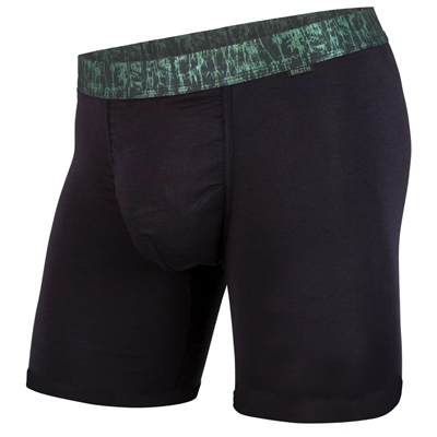 BN3TH Men's Classic Boxer Brief - Black Bamboo/Black