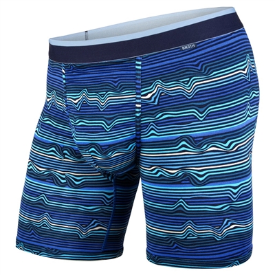 BN3TH Men's Classic Boxer Brief - Blue/Warp Stripe