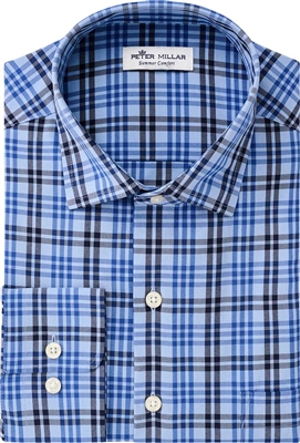 Peter Millar Men's Summer Comfort Sport Shirt, Cottage Blue