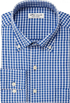 Peter Millar Men's Summer Comfort Sport Shirt, Blue Lap